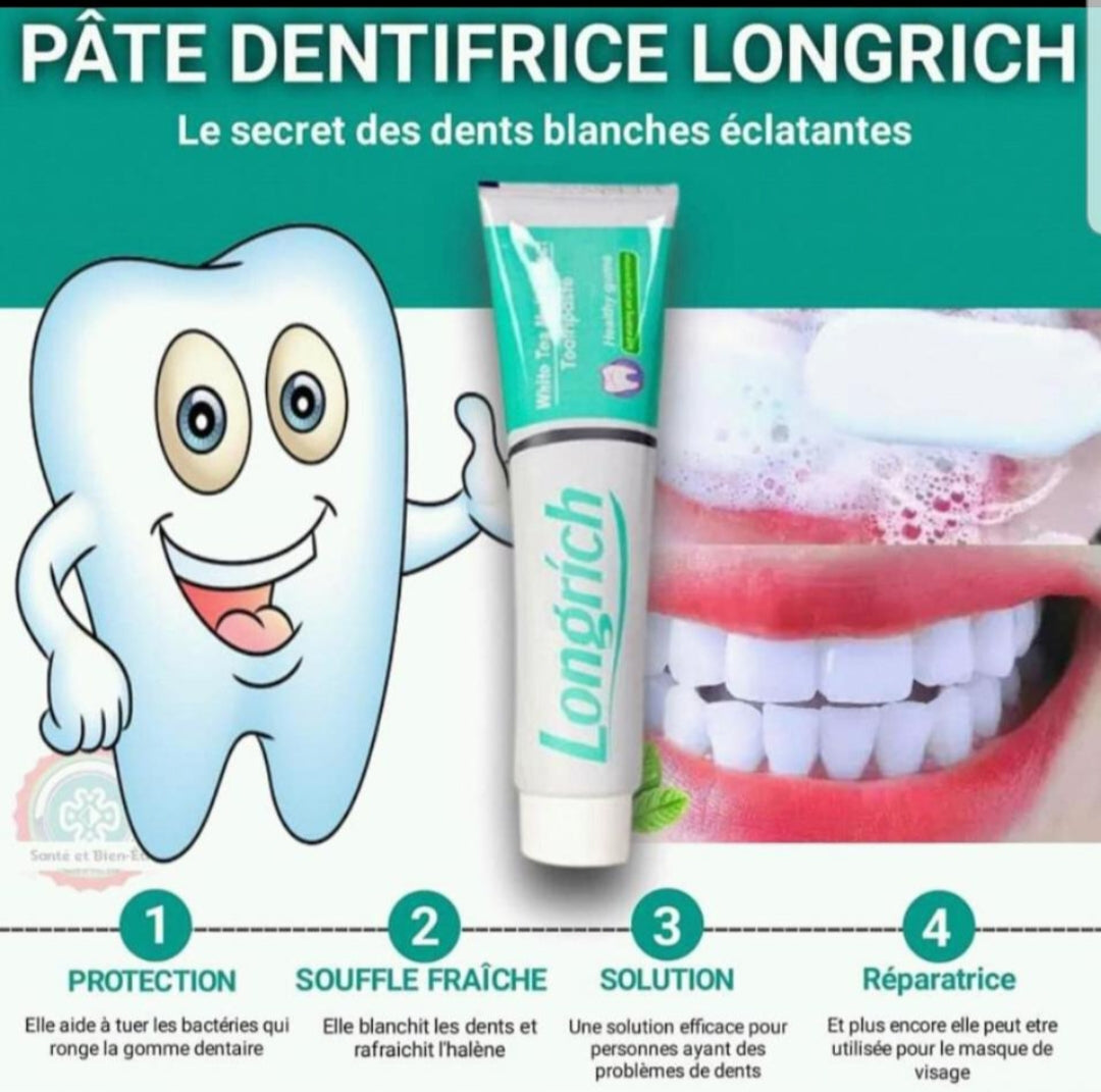 Dentifrice au the blanc